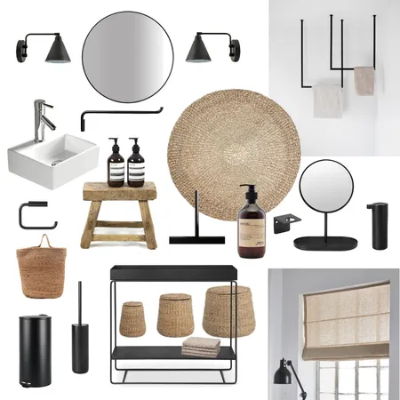 Bad natur - schwarz Interior Design Mood Board by zuzana on Style Sourcebook