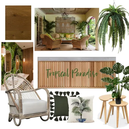 Tropical Paradise Interior Design Mood Board by ns100s on Style Sourcebook