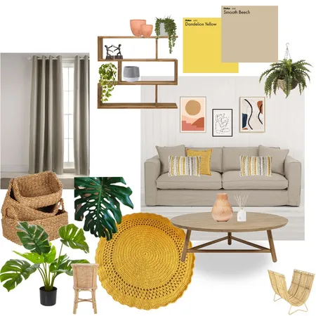 Zuti tepih dnevna Interior Design Mood Board by My Witches on Style Sourcebook