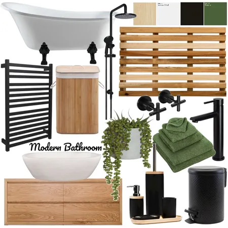 Modern Bathroom Interior Design Mood Board by Ali Falcs on Style Sourcebook