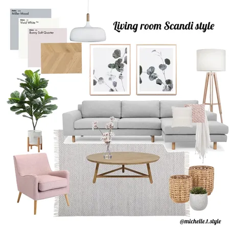 Living room Scandi style Interior Design Mood Board by MishyTran on Style Sourcebook