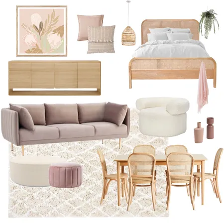 Pink Pink Pink Interior Design Mood Board by megviljoen on Style Sourcebook