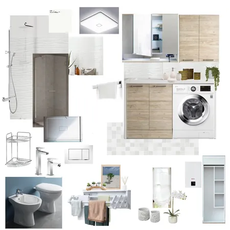 Squares&Waves bathroom Interior Design Mood Board by FedeT on Style Sourcebook