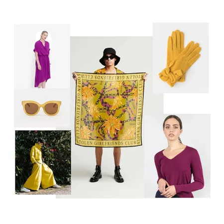 Yellow and purple Interior Design Mood Board by crisphome on Style Sourcebook