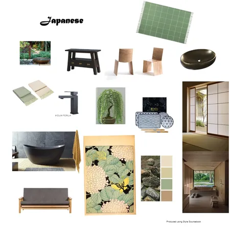 Japanese Interior Design Mood Board by mwalker on Style Sourcebook