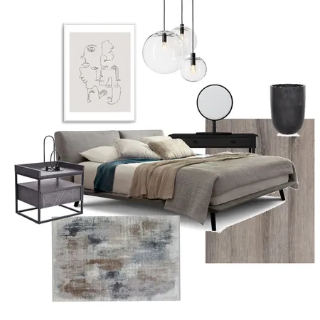 Grey Bedroom Interior Design Mood Board by Spaces By Jasleen on Style Sourcebook