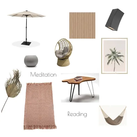 Outdoor Meditation Mooboard Interior Design Mood Board by mostafaakhafagyyy on Style Sourcebook