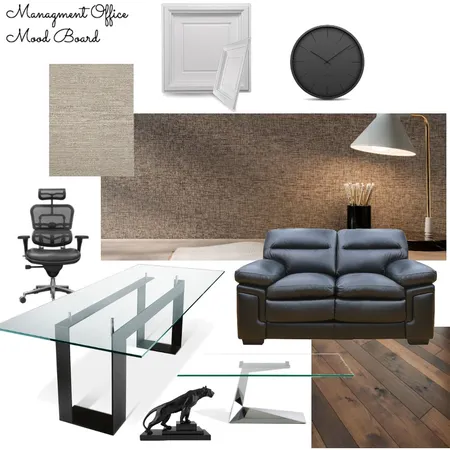 Black Office Mood Board Interior Design Mood Board by InteriorsbyD on Style Sourcebook