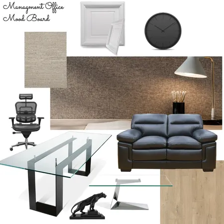 Black Office Mood Board Interior Design Mood Board by InteriorsbyD on Style Sourcebook