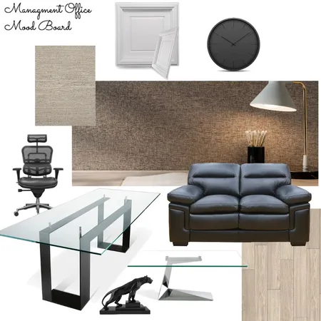 Black Office Mood Board Interior Design Mood Board by InteriorsbyD on Style Sourcebook