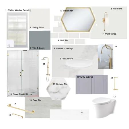 mod 9 bath Interior Design Mood Board by MicheleDeniseDesigns on Style Sourcebook
