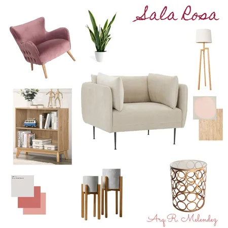 Living Rosa Interior Design Mood Board by Isabela Meléndez on Style Sourcebook