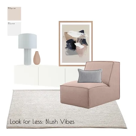 Look for Less - Pink Sofa Interior Design Mood Board by Mood Collective Australia on Style Sourcebook