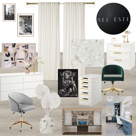 A'EL ESTE Studio Interior Design Mood Board by Williams Way Interior Decorating on Style Sourcebook