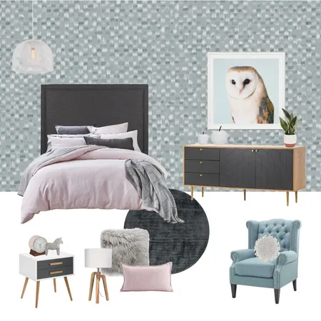 Teal & Pink Children's Bedroom Interior Design Mood Board by Atmosphere Designs on Style Sourcebook