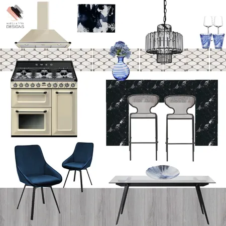 Monday Blues Interior Design Mood Board by Maegan Perl Designs on Style Sourcebook