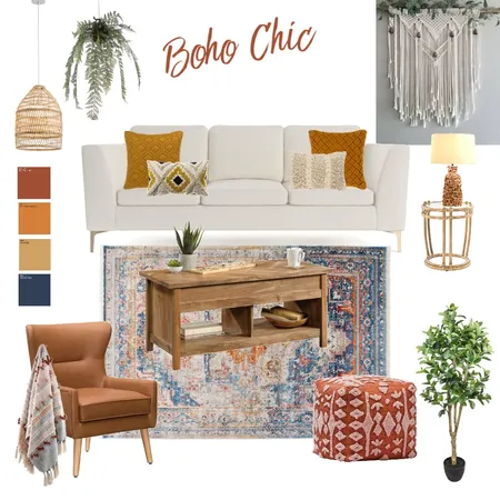 Boho Chic Interior Design Mood Board by NicoleGardiner92 on Style Sourcebook
