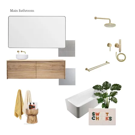 Main Bathroom Interior Design Mood Board by GemmaCollins6 on Style Sourcebook
