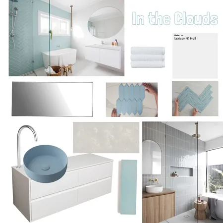 In the Clouds Bathroom Mood Board Interior Design Mood Board by shesgotstyle on Style Sourcebook
