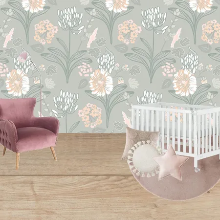baby room girl Interior Design Mood Board by Lilly Devine on Style Sourcebook