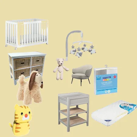 baby room Interior Design Mood Board by kaylahilton on Style Sourcebook