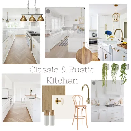 classic and rustic kitchen Interior Design Mood Board by Ingrid interior design on Style Sourcebook