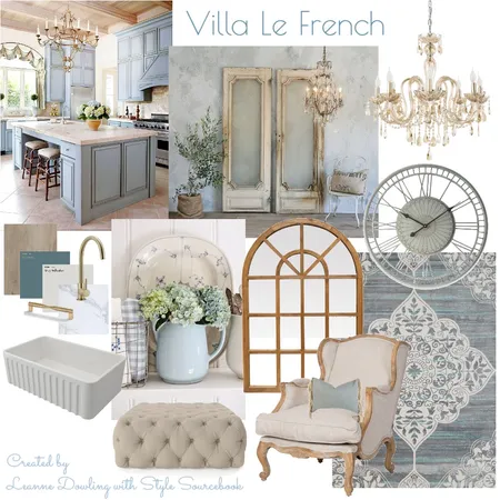 French Provincial Interior Design Mood Board by leannedowling on Style Sourcebook