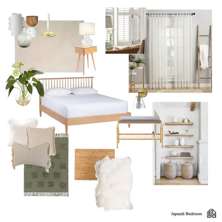 Japandi Bedroom Interior Design Mood Board by geidodesign on Style Sourcebook