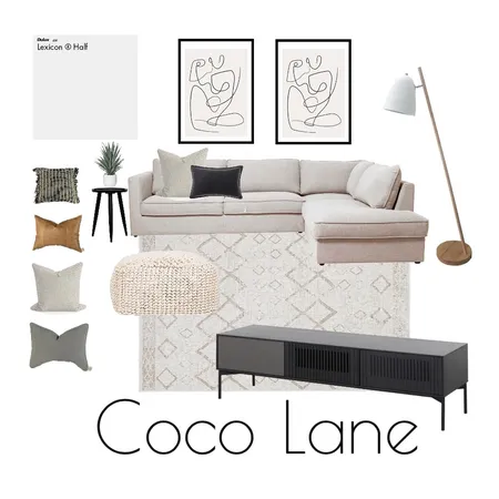 Madeley Lounge 2 Interior Design Mood Board by CocoLane Interiors on Style Sourcebook