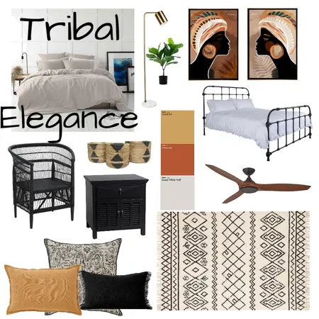 Tribal Elegance Interior Design Mood Board by KCN Designs on Style Sourcebook
