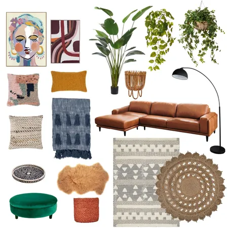 Boho Chic Assignment 3 Interior Design Mood Board by Kailenemd on Style Sourcebook