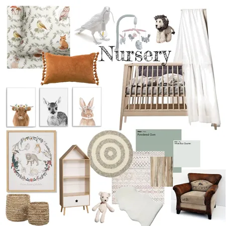 Nursery Interior Design Mood Board by SkyeLauren on Style Sourcebook