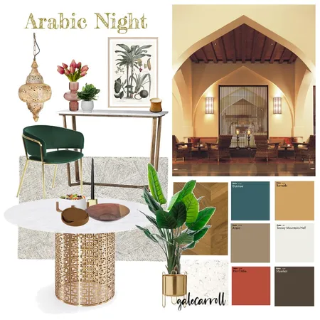 Arabic Night - Colour Trend 2021 Interior Design Mood Board by Gale Carroll on Style Sourcebook
