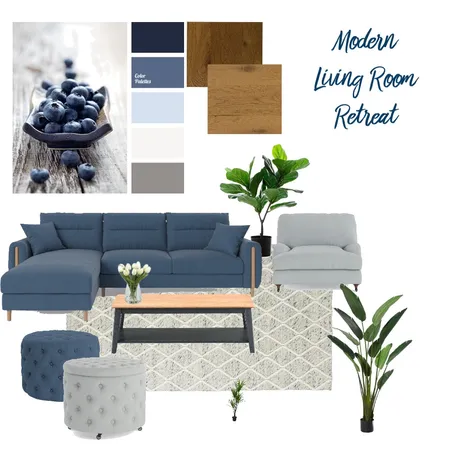 LIVING ROOM Interior Design Mood Board by DIYA on Style Sourcebook