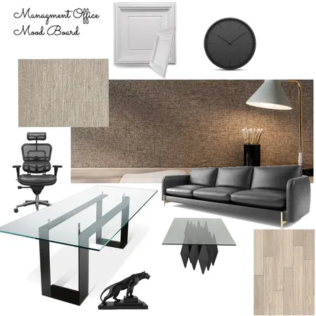 Black Office Mood Board Interior Design Mood Board by InteriorsbyD on Style Sourcebook