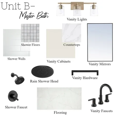 Unit B-Master Bath Interior Design Mood Board by haleyjbrenneman on Style Sourcebook