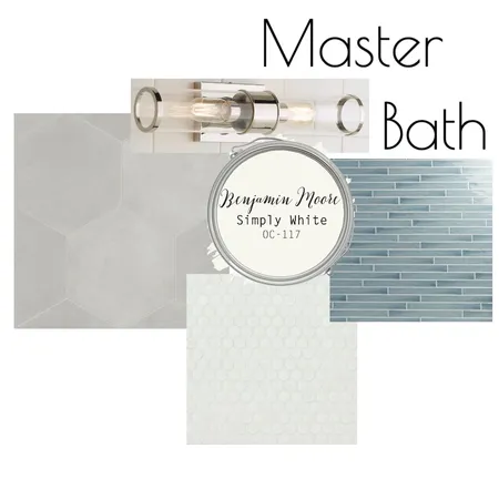 Anthony & Gina Master Bath Interior Design Mood Board by Ds2lb on Style Sourcebook