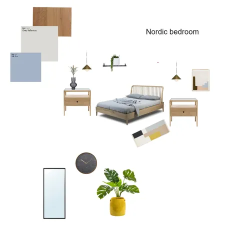 Nordic bedroom Interior Design Mood Board by hila1973 on Style Sourcebook