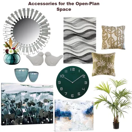 Accessories for Open-Plan Space Interior Design Mood Board by kvm.interiors on Style Sourcebook