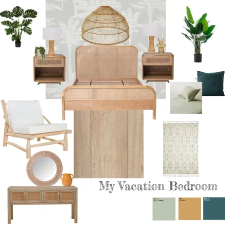 vacation bedroom Interior Design Mood Board by smadarortas on Style Sourcebook