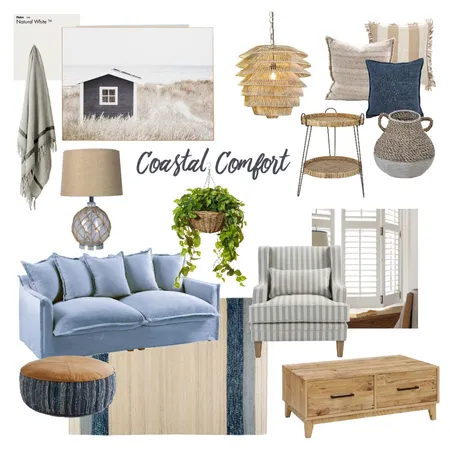 Coastal comfort Interior Design Mood Board by Kate Alexander on Style Sourcebook