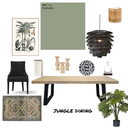 Jungle dining Interior Design Mood Board by Union Design on Style Sourcebook