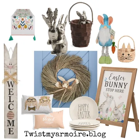 Easter Interior Design Mood Board by Twist My Armoire on Style Sourcebook
