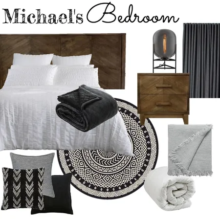 Michael's Bedroom Interior Design Mood Board by Nichole on Style Sourcebook