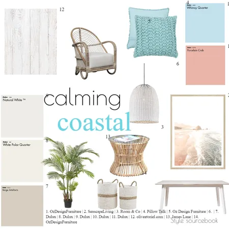 coastal Interior Design Mood Board by Melinda Paynter on Style Sourcebook