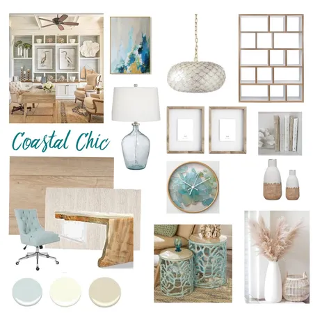 Coastal Chic Interior Design Mood Board by Catwal2021 on Style Sourcebook