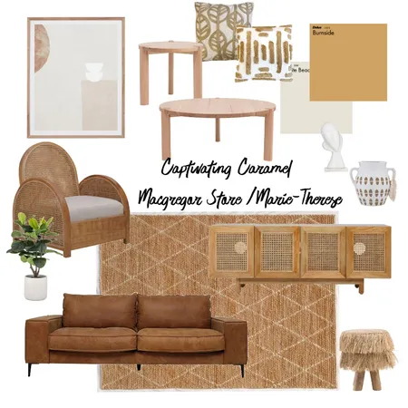 Captivating Caramel Interior Design Mood Board by Oz Design Macgregor Store on Style Sourcebook