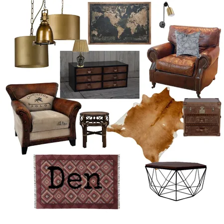 Den Interior Design Mood Board by AlidanLouise on Style Sourcebook