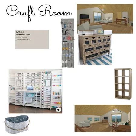 Craft Room Interior Design Mood Board by Repurposed Interiors on Style Sourcebook