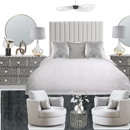 Bedroom, art deco, french Interior Design Mood Board by zalinka on Style Sourcebook